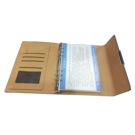 pvc leather notebook